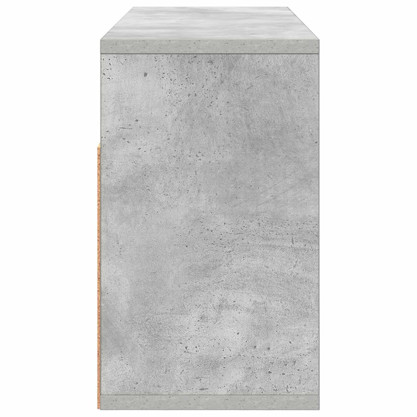 vidaXL Lowboard with Drawer Concrete Grey 72 x 22.5 x 38 cm