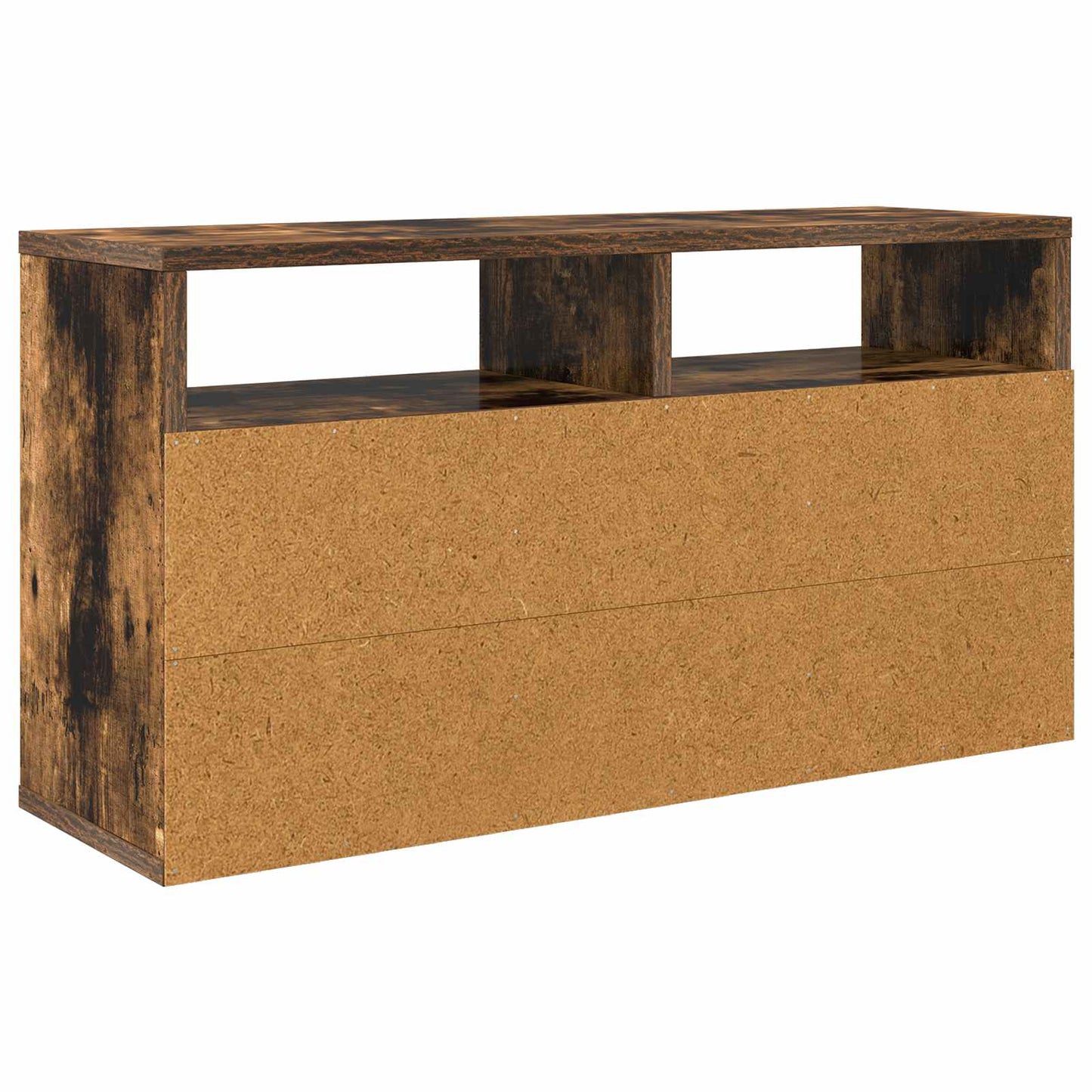 vidaXL Lowboard with Drawer Smoked Oak 72 x 22.5 x 38 cm