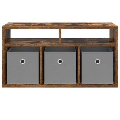 vidaXL Lowboard with Drawer Smoked Oak 72 x 22.5 x 38 cm