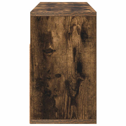 vidaXL Lowboard with Drawer Smoked Oak 72 x 22.5 x 38 cm