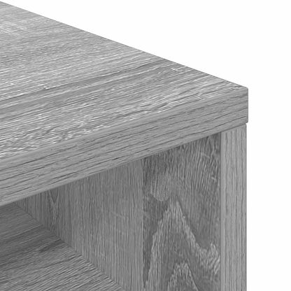 vidaXL Lowboard with Drawer Grey Sonoma 72 x 22.5 x 38 cm