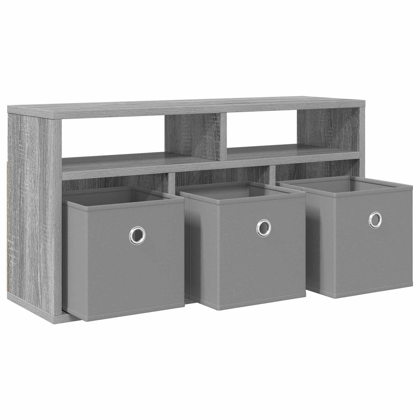 vidaXL Lowboard with Drawer Grey Sonoma 72 x 22.5 x 38 cm