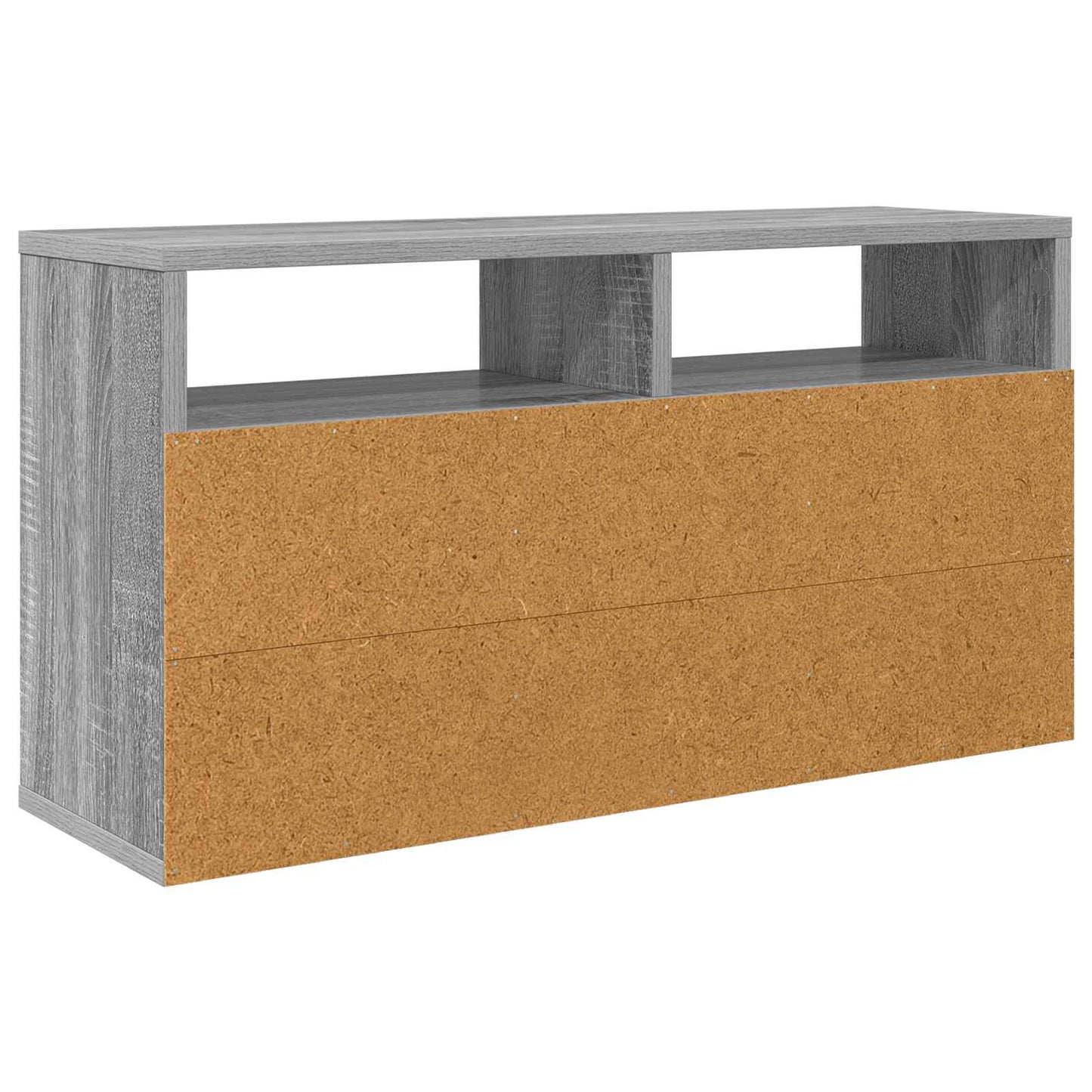 vidaXL Lowboard with Drawer Grey Sonoma 72 x 22.5 x 38 cm