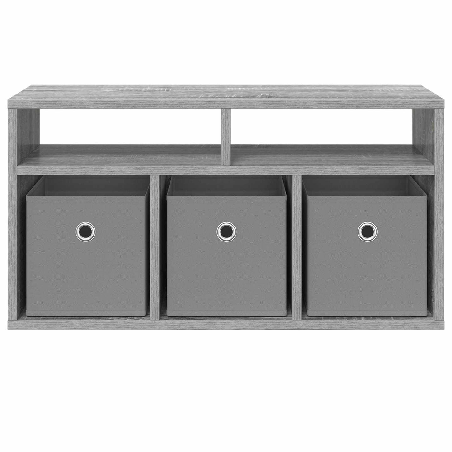 vidaXL Lowboard with Drawer Grey Sonoma 72 x 22.5 x 38 cm