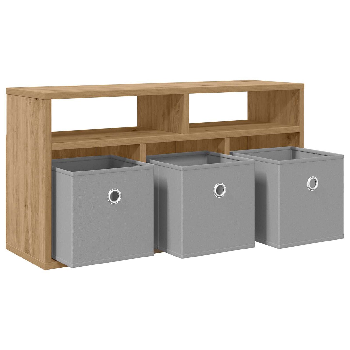 vidaXL Lowboard 72 x 22.5 x 38 cm Artisan Oak