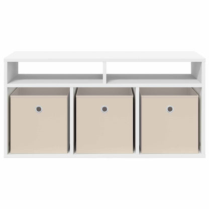 vidaXL Lowboard with Drawer White 87 x 27.5 x 43 cm
