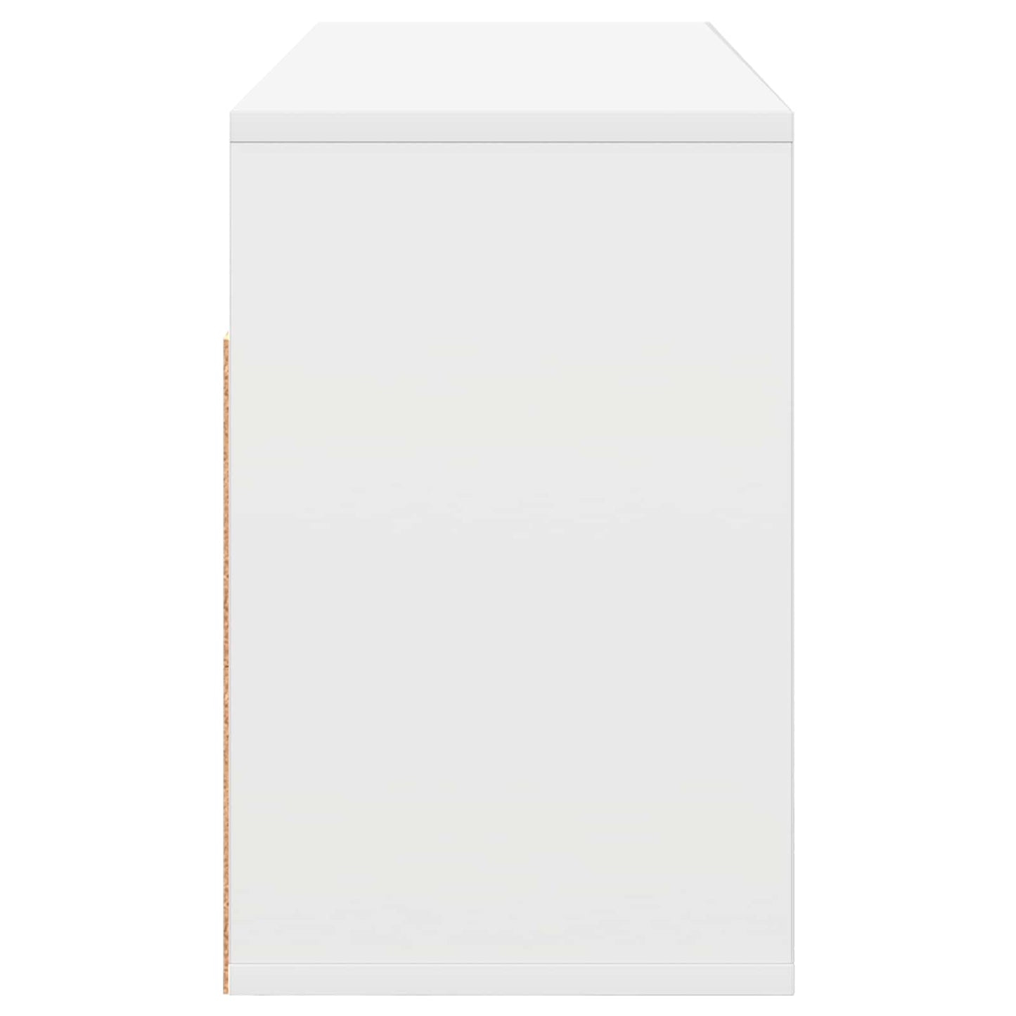 vidaXL Lowboard with Drawer White 87 x 27.5 x 43 cm