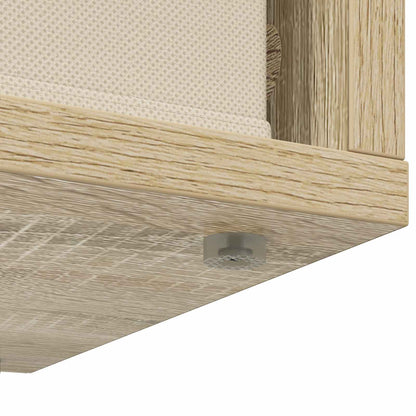 vidaXL Lowboard with Drawer Sonoma Oak 87 x 27.5 x 43 cm