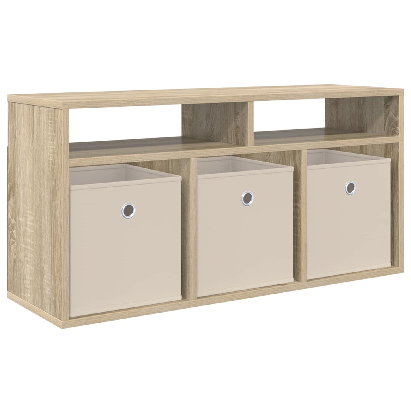 vidaXL Lowboard with Drawer Sonoma Oak 87 x 27.5 x 43 cm