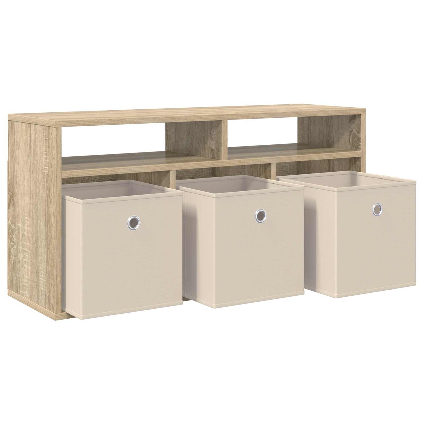 vidaXL Lowboard with Drawer Sonoma Oak 87 x 27.5 x 43 cm