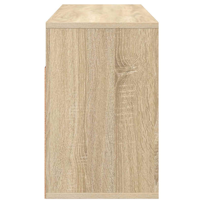 vidaXL Lowboard with Drawer Sonoma Oak 87 x 27.5 x 43 cm