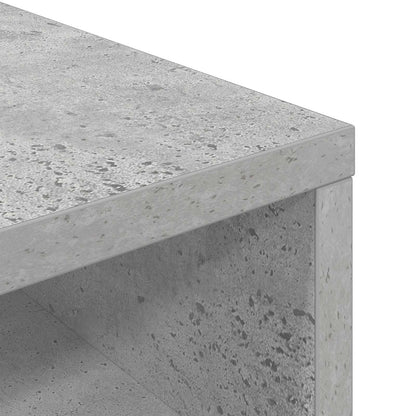 vidaXL Lowboard with Drawer Concrete Grey 87 x 27.5 x 43 cm