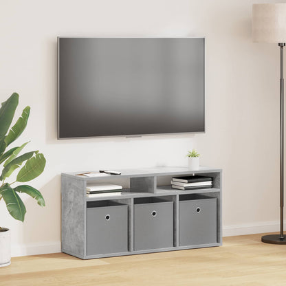 vidaXL Lowboard with Drawer Concrete Grey 87 x 27.5 x 43 cm