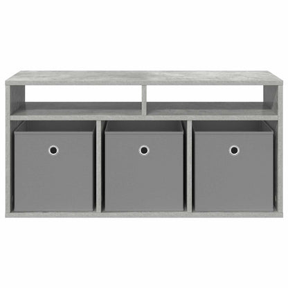 vidaXL Lowboard with Drawer Concrete Grey 87 x 27.5 x 43 cm