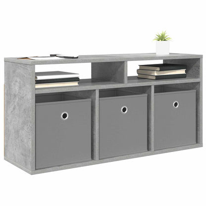 vidaXL Lowboard with Drawer Concrete Grey 87 x 27.5 x 43 cm