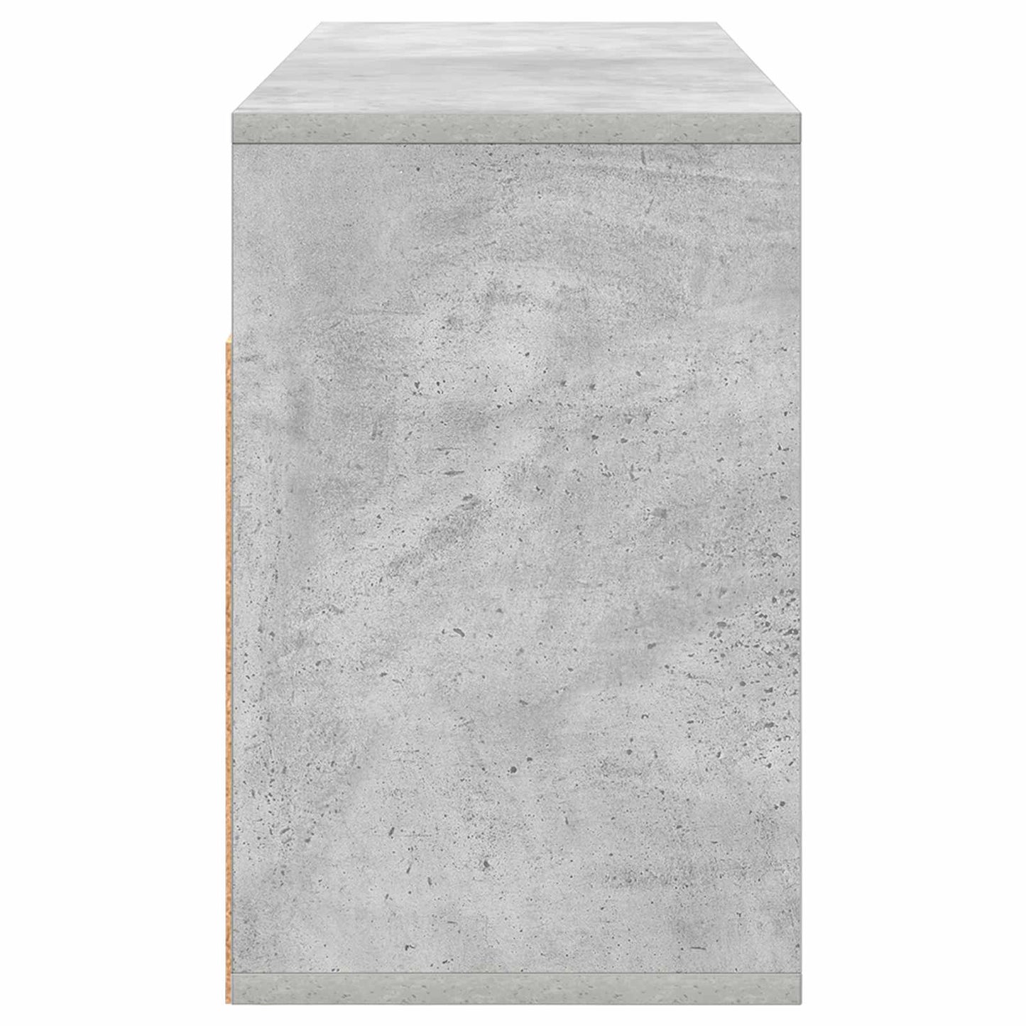 vidaXL Lowboard with Drawer Concrete Grey 87 x 27.5 x 43 cm