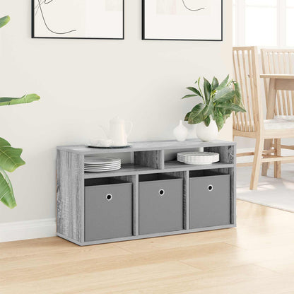 vidaXL Lowboard with Drawer Grey Sonoma 87 x 27.5 x 43 cm