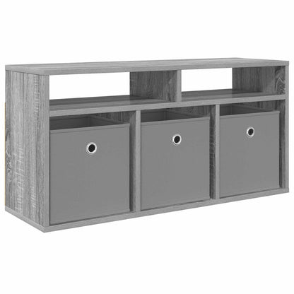 vidaXL Lowboard with Drawer Grey Sonoma 87 x 27.5 x 43 cm