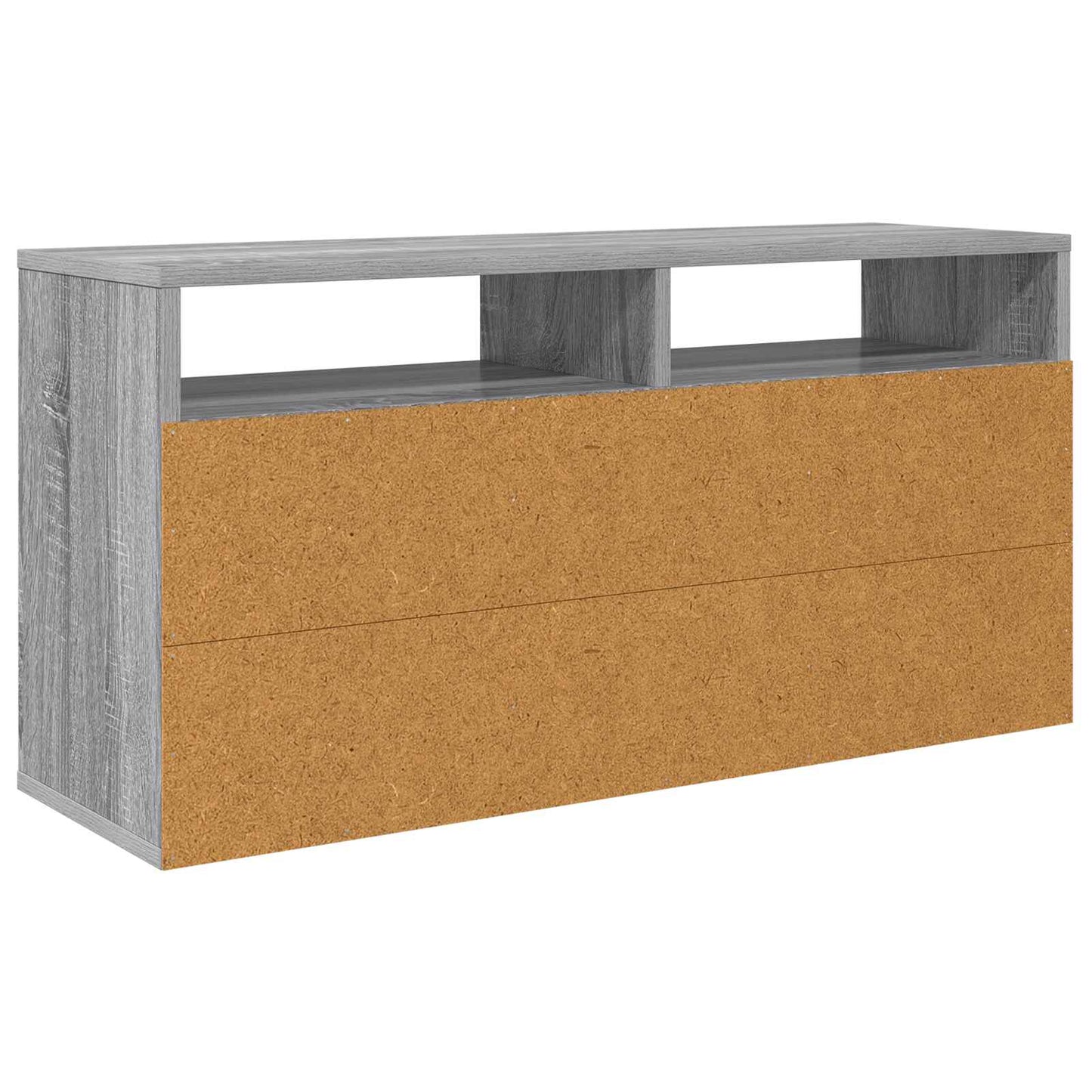 vidaXL Lowboard with Drawer Grey Sonoma 87 x 27.5 x 43 cm