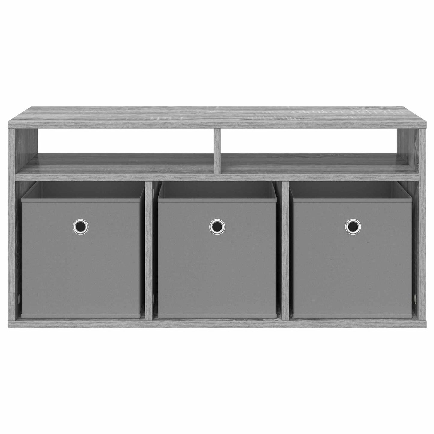 vidaXL Lowboard with Drawer Grey Sonoma 87 x 27.5 x 43 cm