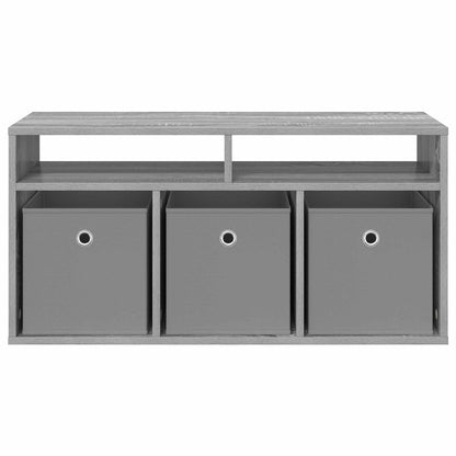 vidaXL Lowboard with Drawer Grey Sonoma 87 x 27.5 x 43 cm