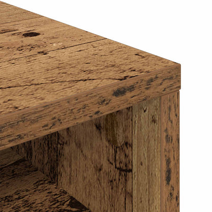 vidaXL Lowboard with Drawer Old Wood 87 x 27.5 x 43 cm