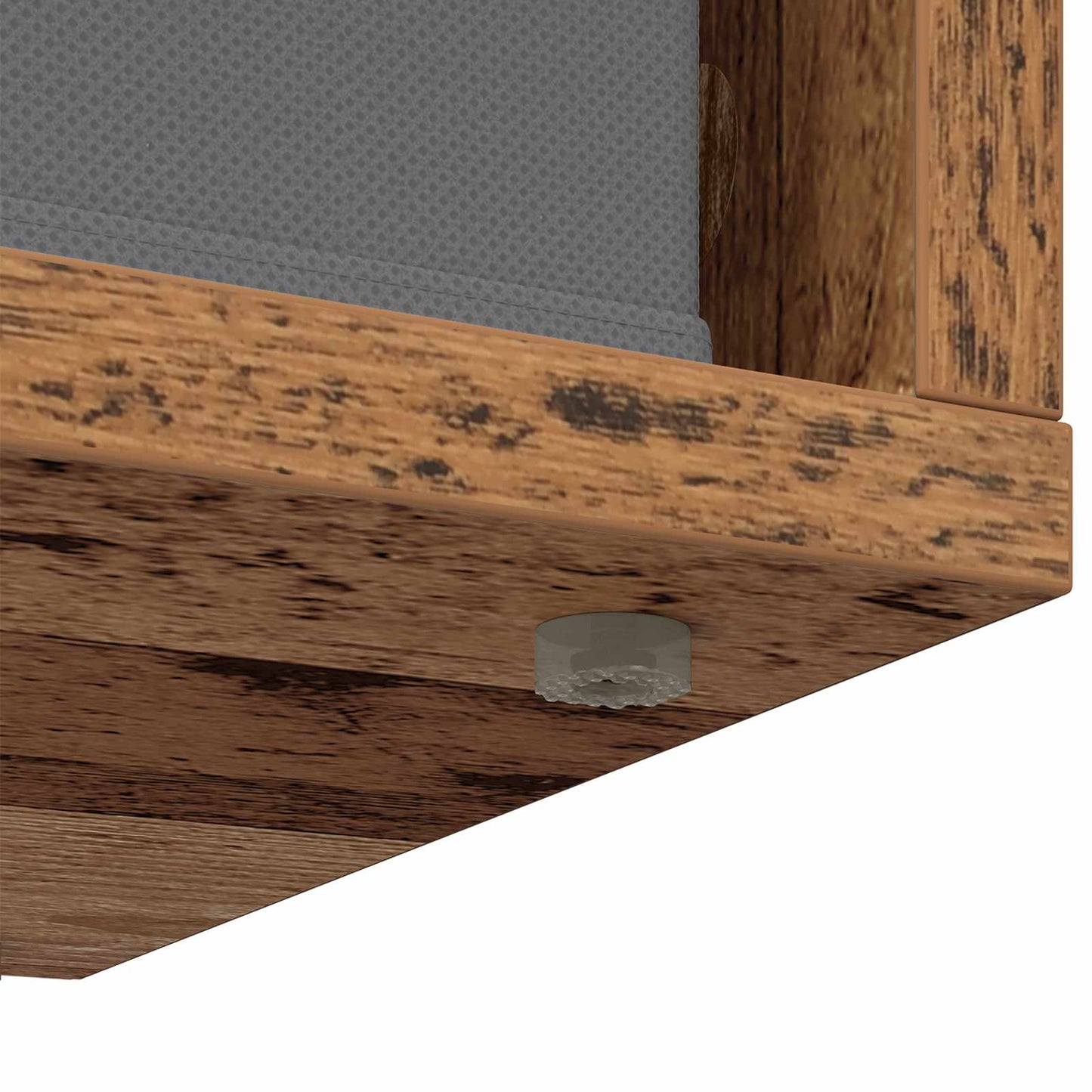vidaXL Lowboard with Drawer Old Wood 87 x 27.5 x 43 cm