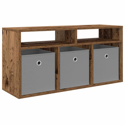 vidaXL Lowboard with Drawer Old Wood 87 x 27.5 x 43 cm