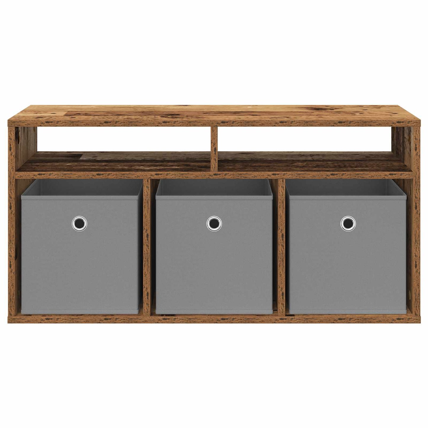vidaXL Lowboard with Drawer Old Wood 87 x 27.5 x 43 cm
