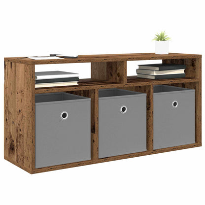 vidaXL Lowboard with Drawer Old Wood 87 x 27.5 x 43 cm