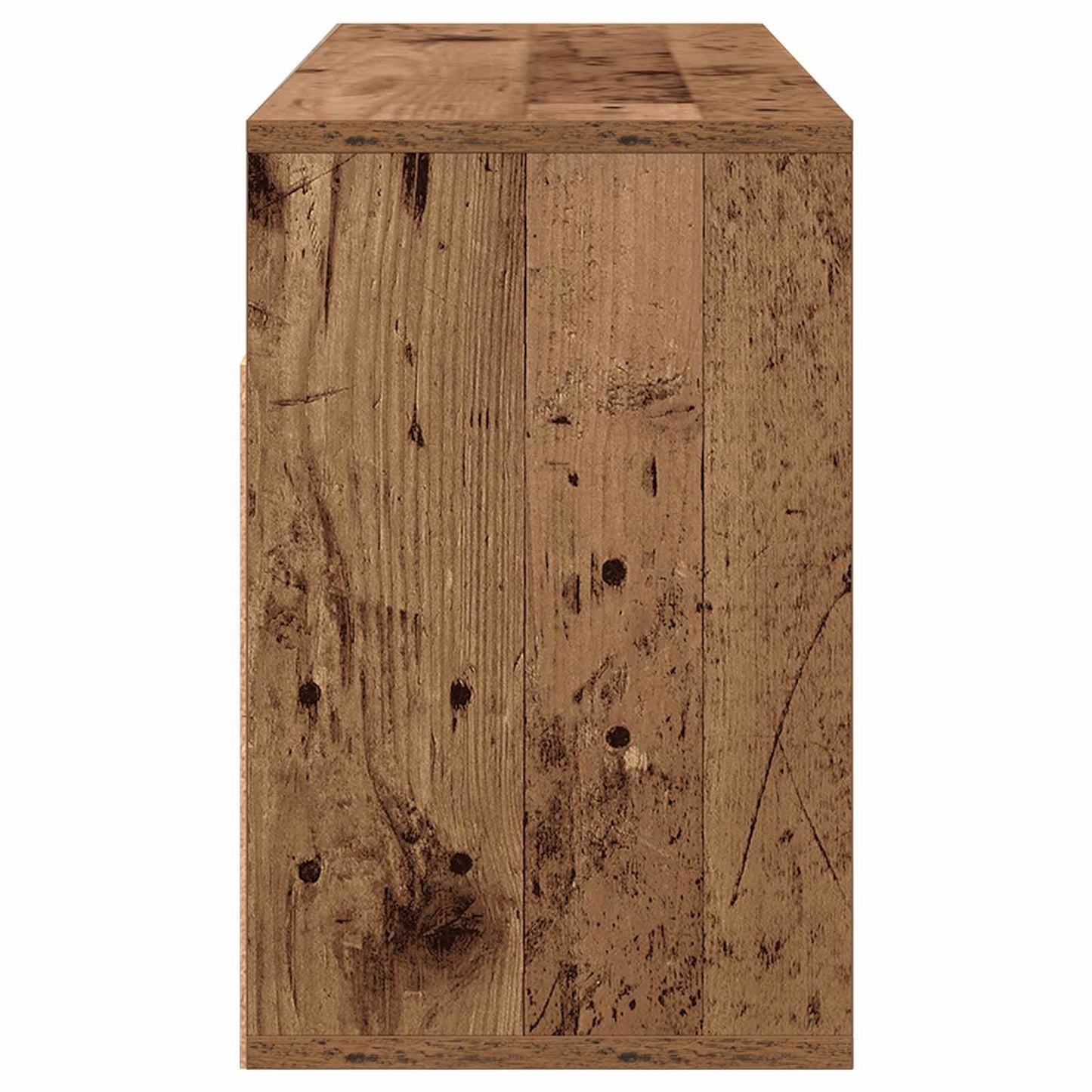 vidaXL Lowboard with Drawer Old Wood 87 x 27.5 x 43 cm