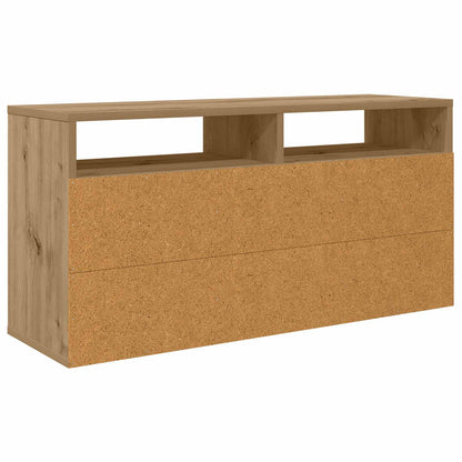 vidaXL Lowboard 87 x 27.5 x 43 cm Artisan Oak