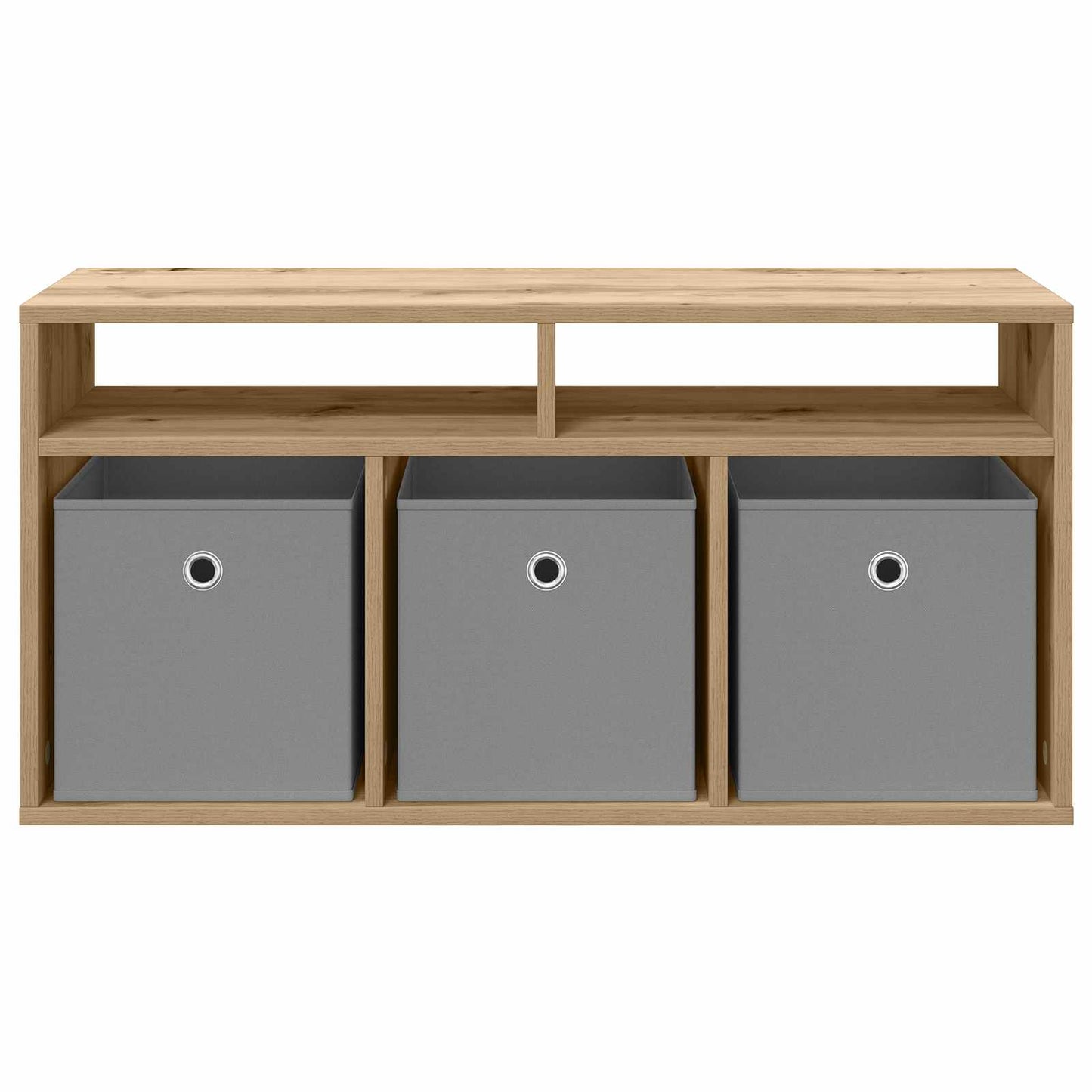 vidaXL Lowboard 87 x 27.5 x 43 cm Artisan Oak