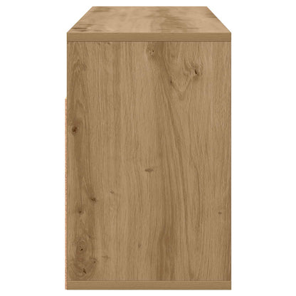 vidaXL Lowboard 87 x 27.5 x 43 cm Artisan Oak