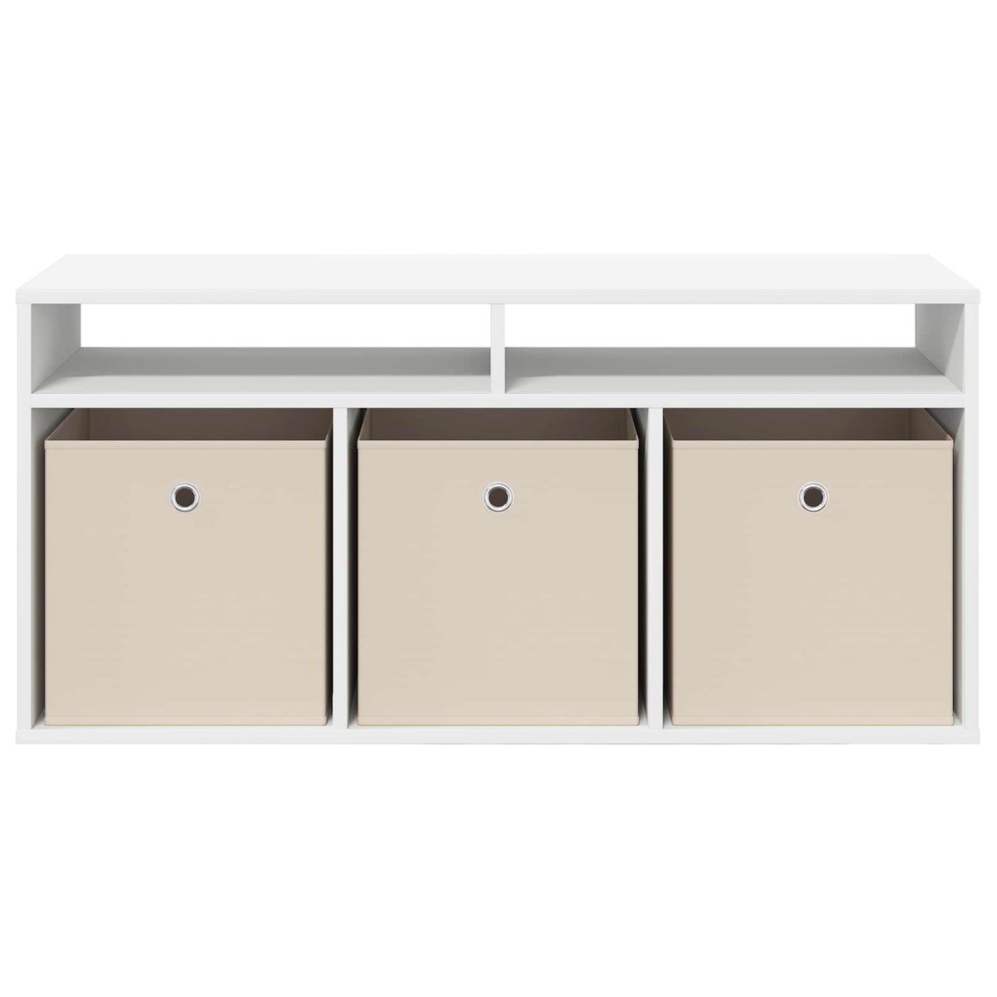vidaXL Lowboard with Drawer White 102 x 32 x 48.5 cm