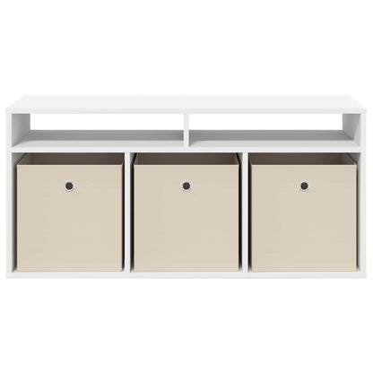 vidaXL Lowboard with Drawer White 102 x 32 x 48.5 cm