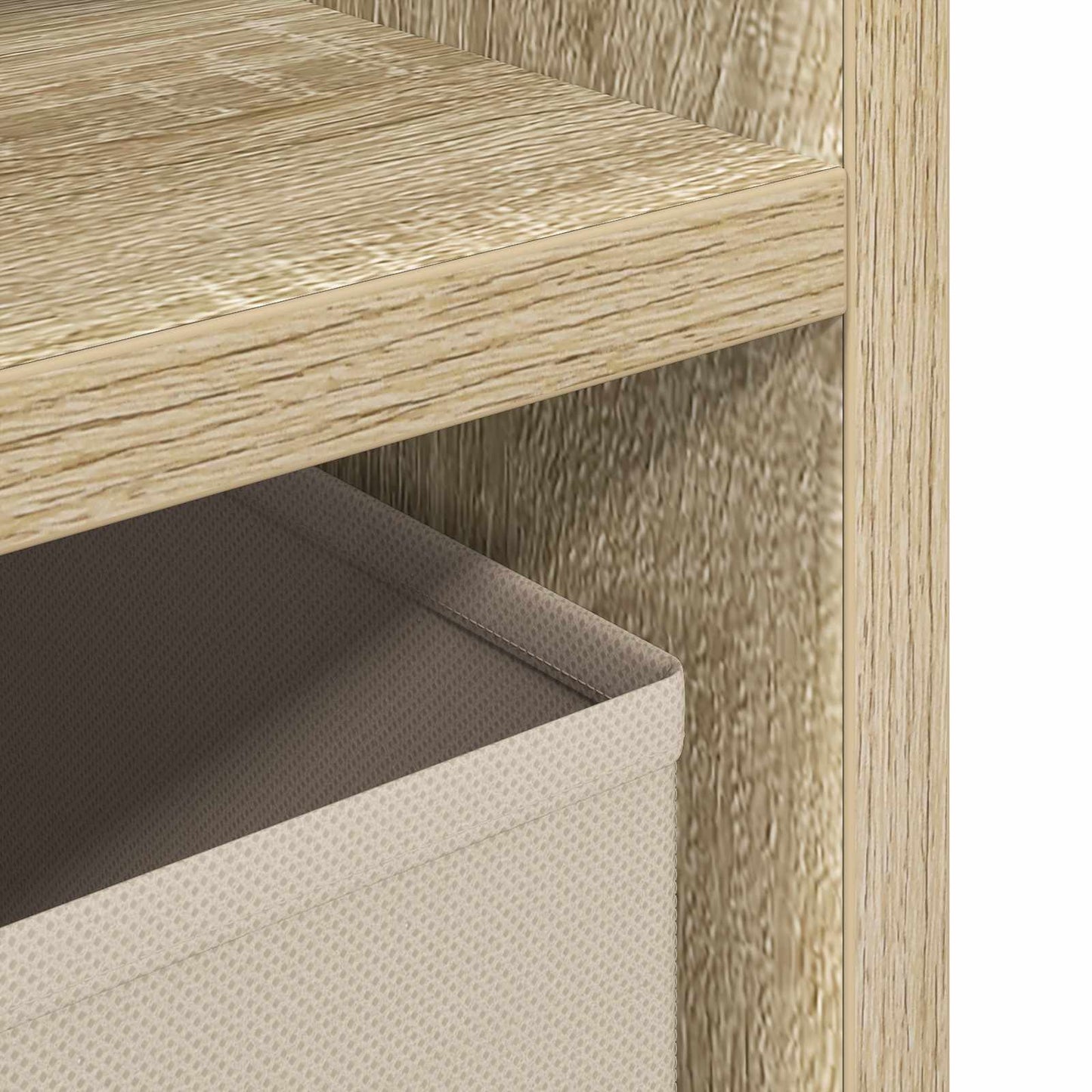 vidaXL Lowboard with Drawer Sonoma Oak 102 x 32 x 48.5 cm