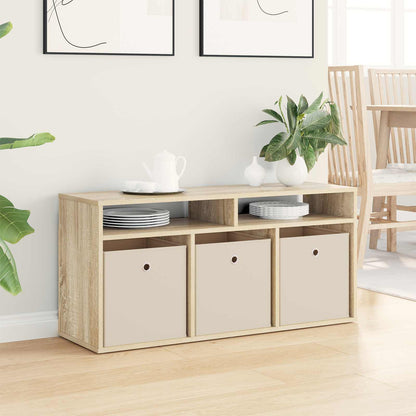 vidaXL Lowboard with Drawer Sonoma Oak 102 x 32 x 48.5 cm