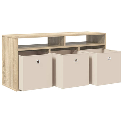 vidaXL Lowboard with Drawer Sonoma Oak 102 x 32 x 48.5 cm