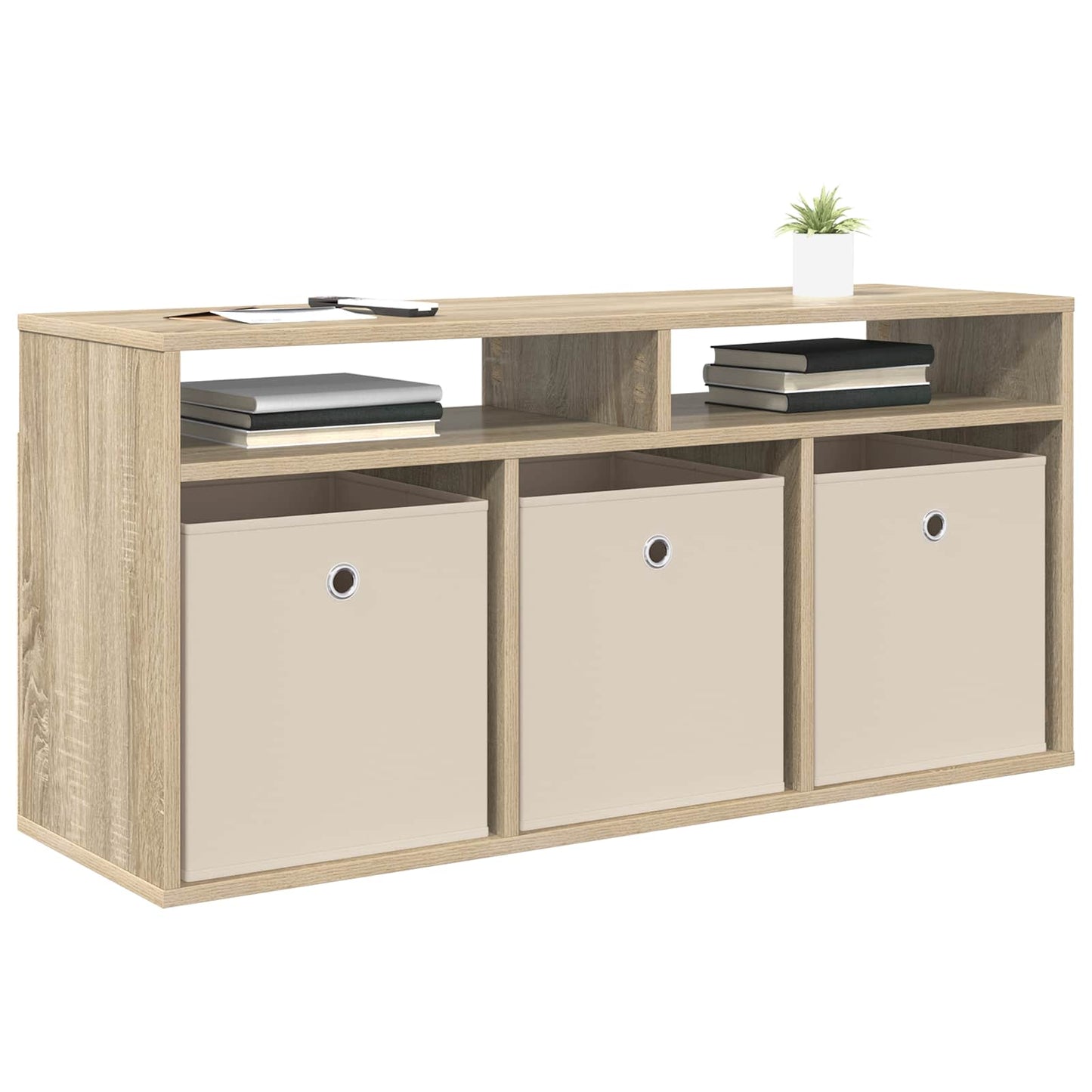 vidaXL Lowboard with Drawer Sonoma Oak 102 x 32 x 48.5 cm