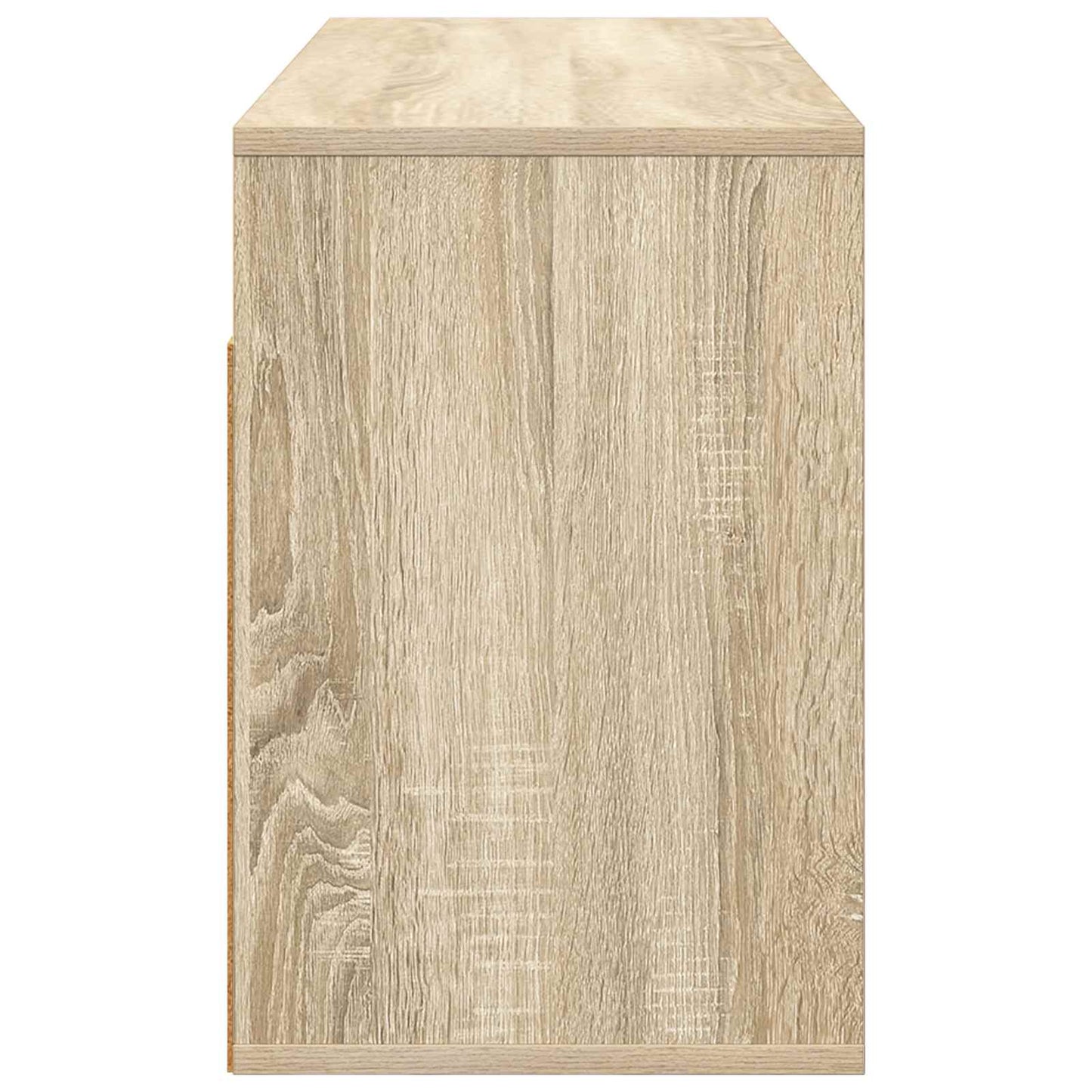vidaXL Lowboard with Drawer Sonoma Oak 102 x 32 x 48.5 cm