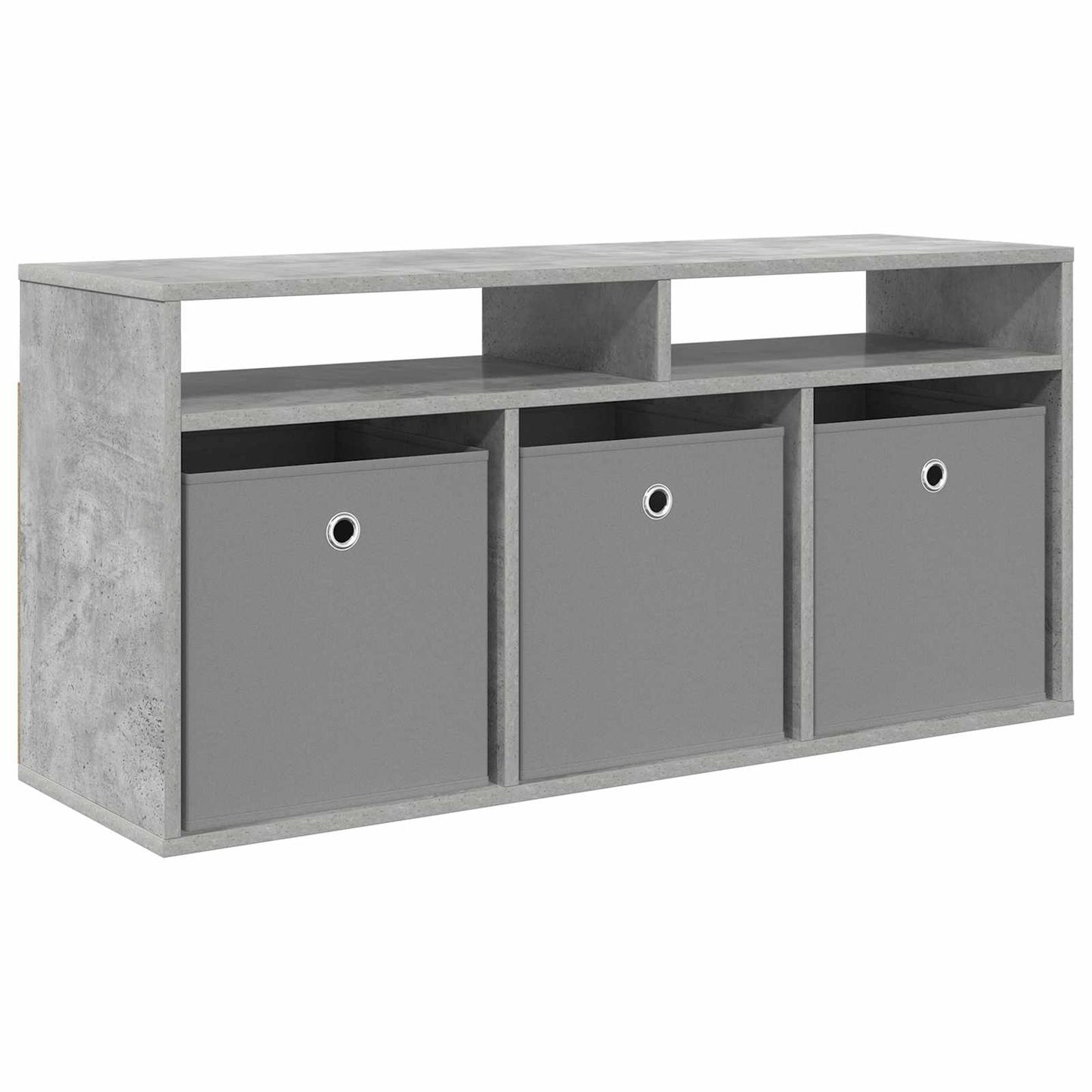 vidaXL Lowboard with Drawer Concrete Grey 102 x 32 x 48.5 cm