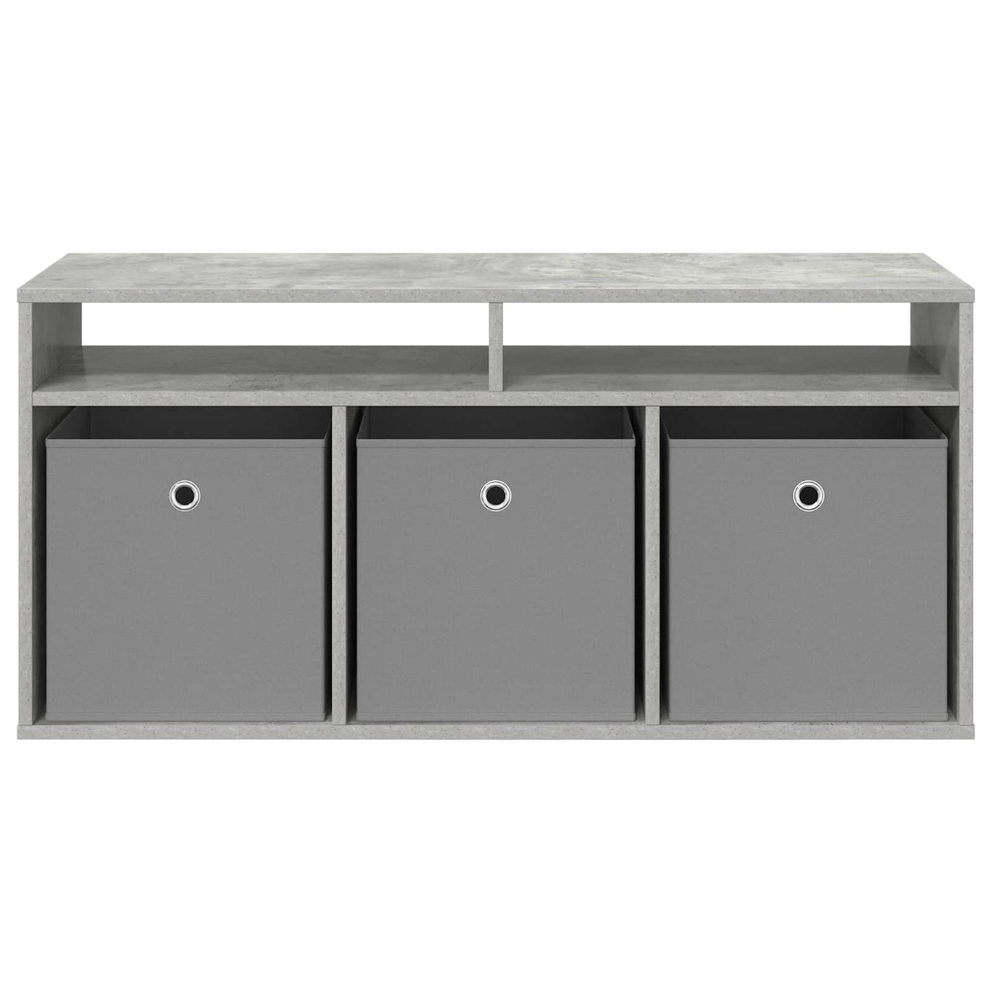 vidaXL Lowboard with Drawer Concrete Grey 102 x 32 x 48.5 cm