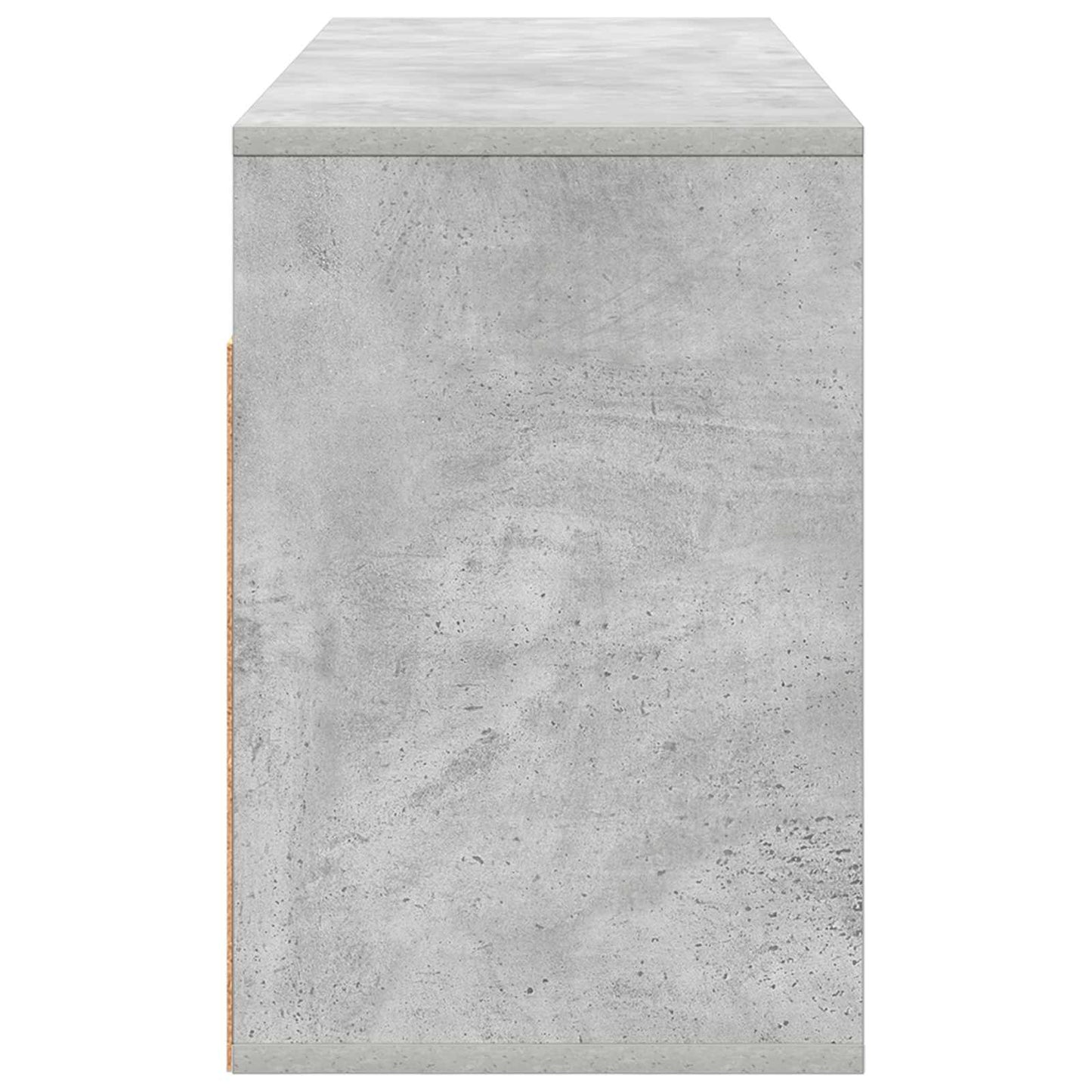 vidaXL Lowboard with Drawer Concrete Grey 102 x 32 x 48.5 cm