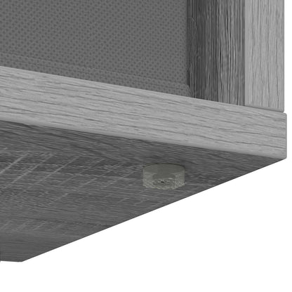 vidaXL Lowboard with Drawer Grey Sonoma 102 x 32 x 48.5 cm