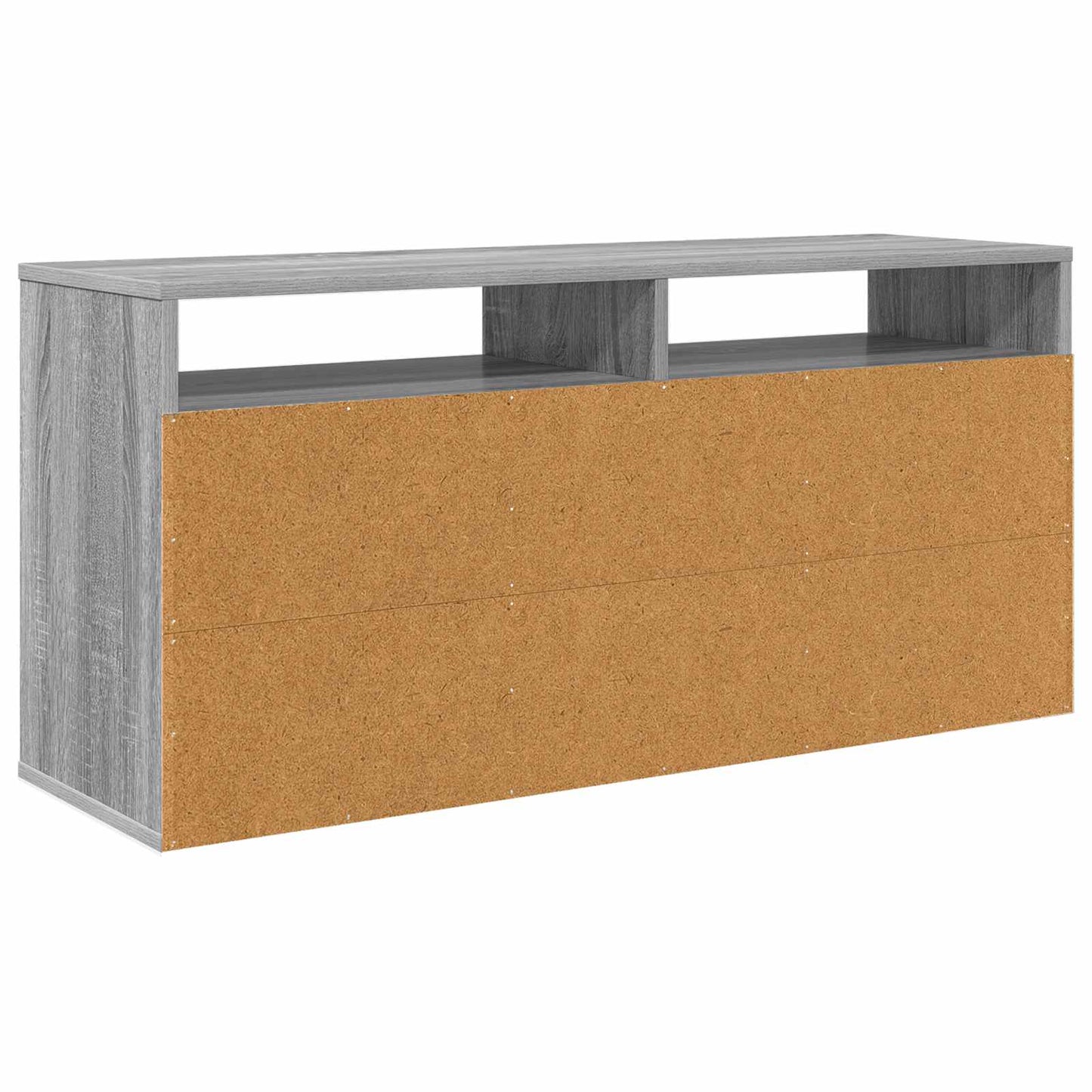 vidaXL Lowboard with Drawer Grey Sonoma 102 x 32 x 48.5 cm