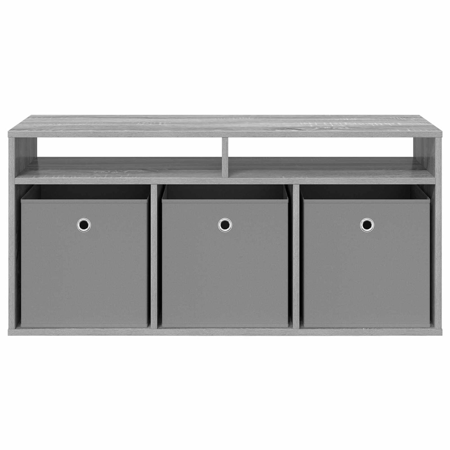 vidaXL Lowboard with Drawer Grey Sonoma 102 x 32 x 48.5 cm
