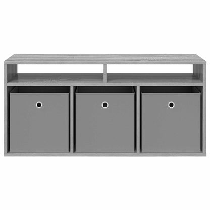 vidaXL Lowboard with Drawer Grey Sonoma 102 x 32 x 48.5 cm