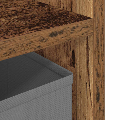 vidaXL Lowboard with Drawer Old Wood 102 x 32 x 48.5 cm