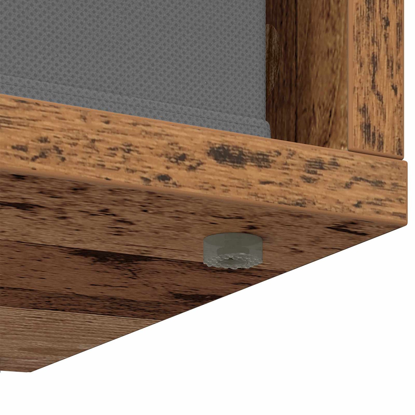 vidaXL Lowboard with Drawer Old Wood 102 x 32 x 48.5 cm
